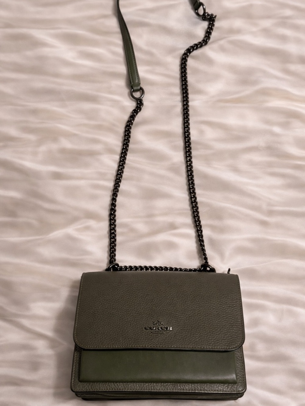 Coach Klare suede and leather Crossbody Bag - Picture 11 of 16